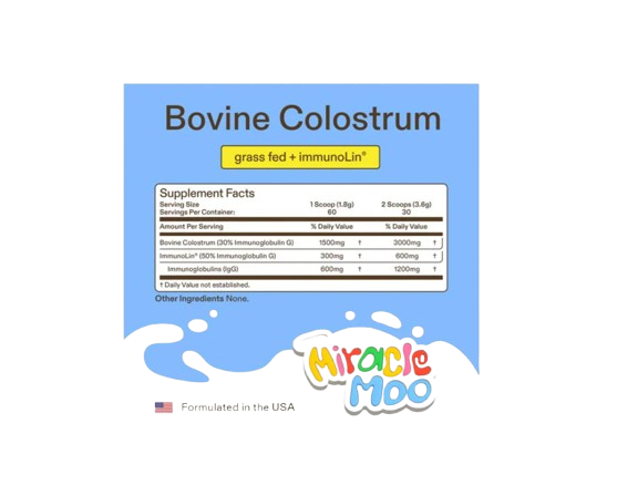 Miracle Moo Bovino Calostro