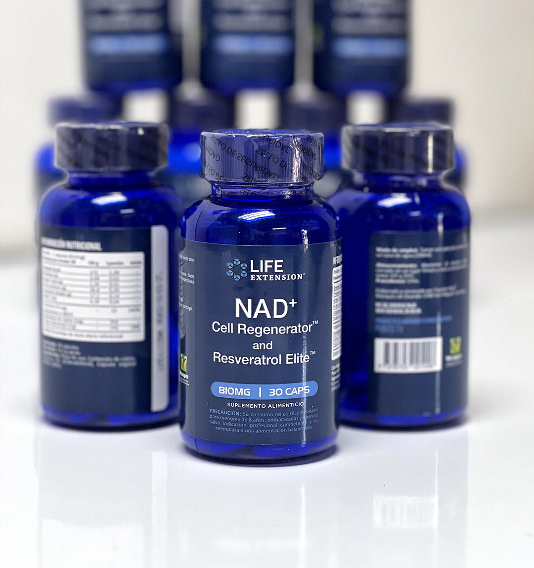 Life Extension Nad + Cell Regenerador Celular y Resveratrol 30 Caps