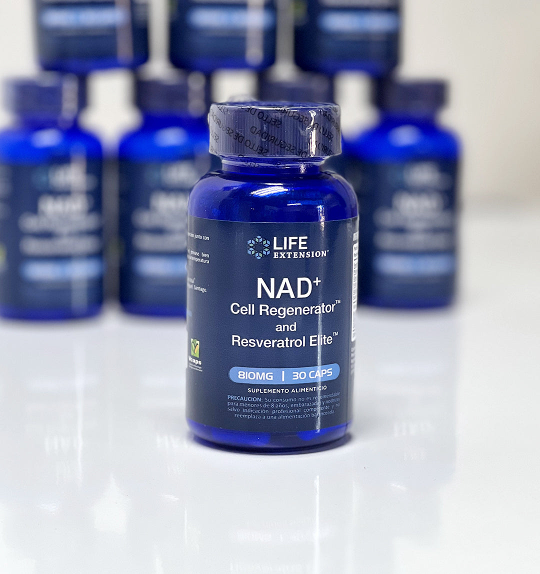 Life Extension Nad + Cell Regenerador celular y Resveratrol 30 Caps