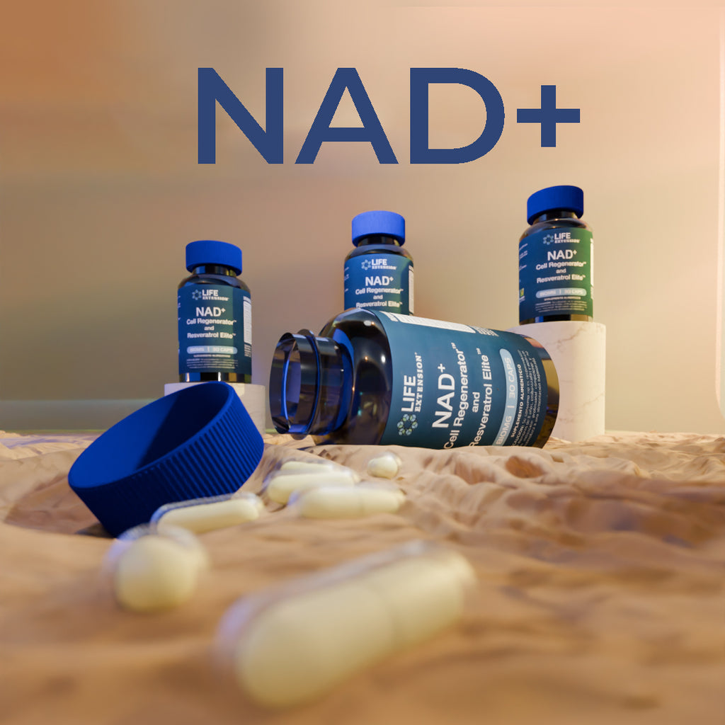 Life Extension Nad + Cell Regenerador celular y Resveratrol 30 Caps