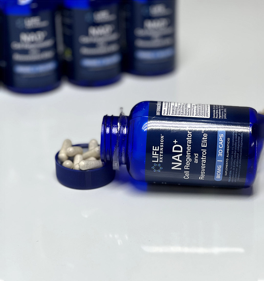Life Extension Nad + Cell Regenerador celular y Resveratrol 30 Caps