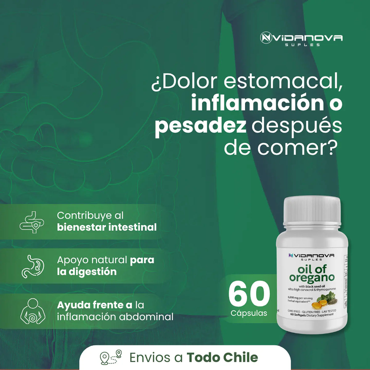 Aceite de Orégano 60 Caps