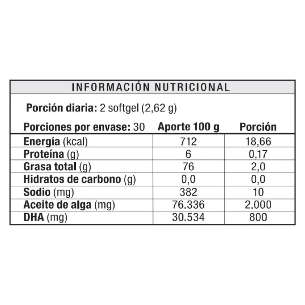 Omega Power 3 Con Máxima Concentración de DHA 1 Mes