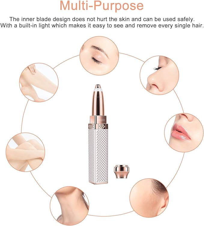 Depilador Facial y Ceja 2 en 1