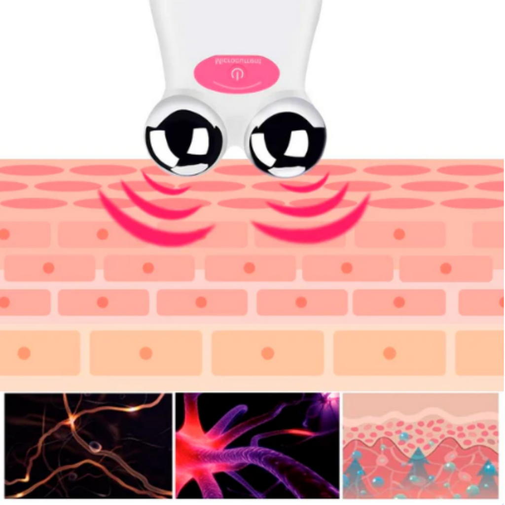 Masajeador Facial Microcorriente USB contra Arrugas y Reafirmante Facial