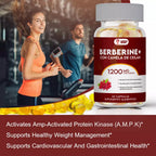 Berberina para Quemar Grasa y Controlar el Peso 1200mg
