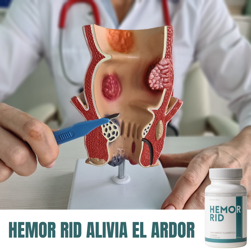 Pack X2 Kumara Hemorrid Alivio Rápido de Hemorroides 500mg