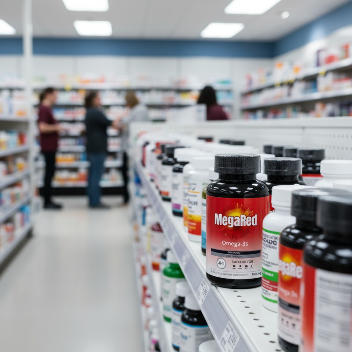 Pack X3 MegaRed Fish Oil Omega 1000mg