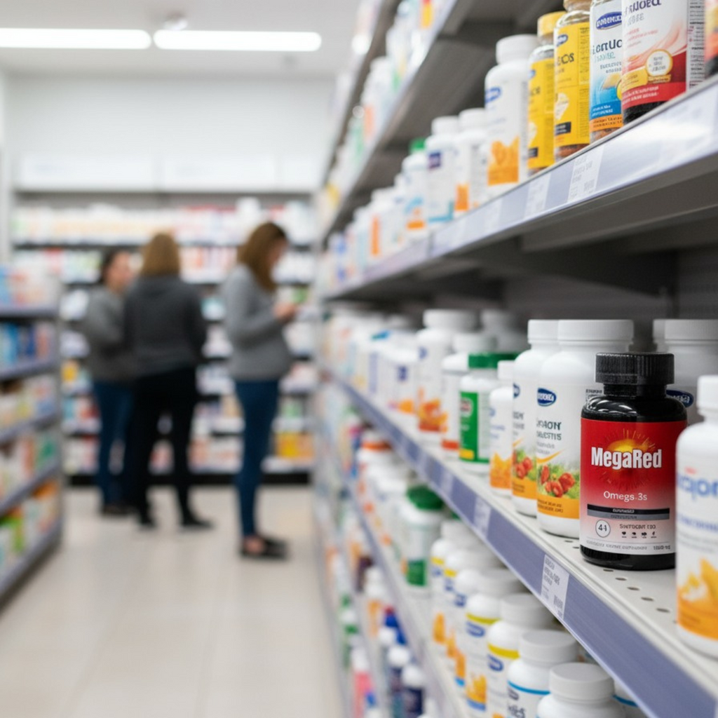 MegaRed Fish Oil Omega 1000mg