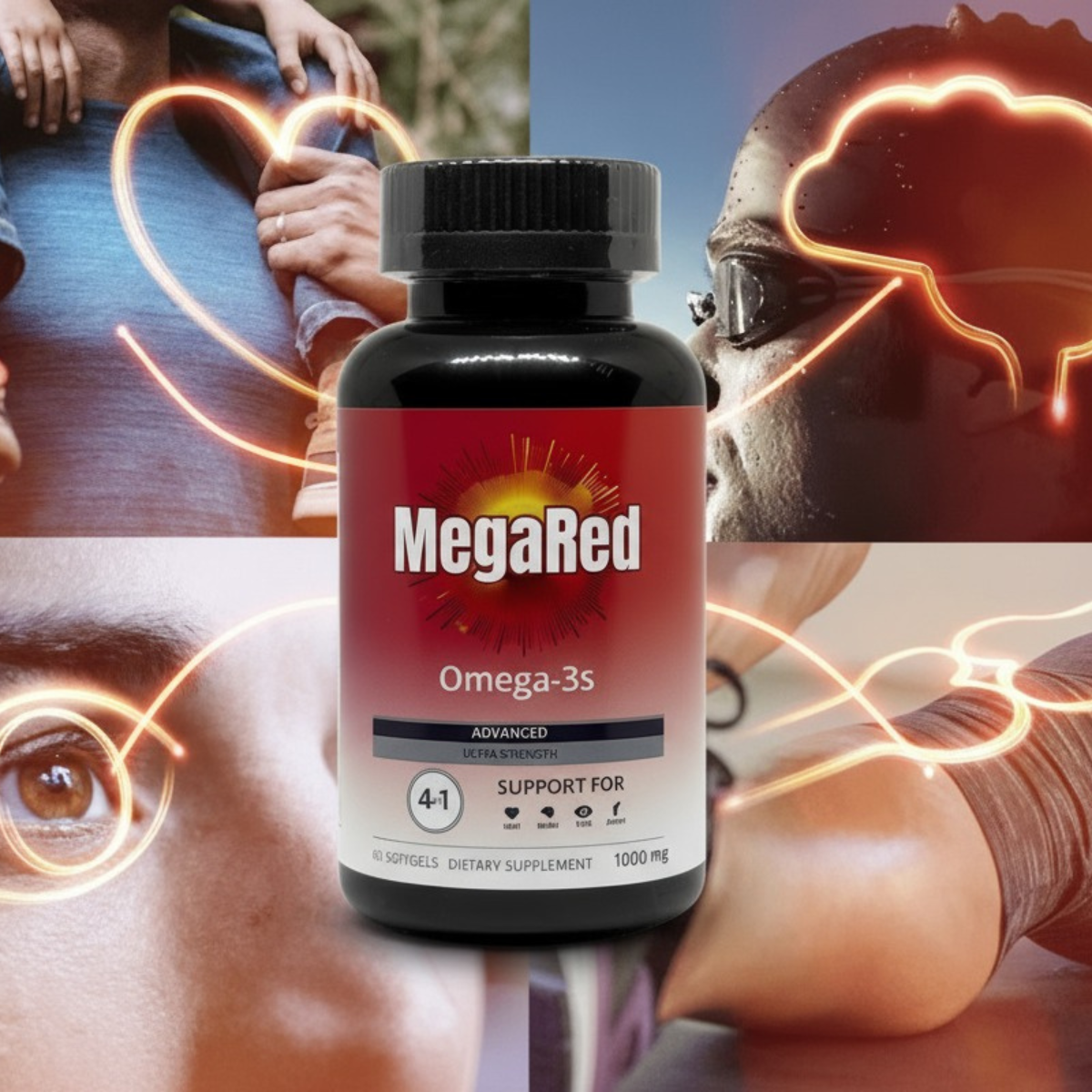 MegaRed Fish Oil Omega 1000mg