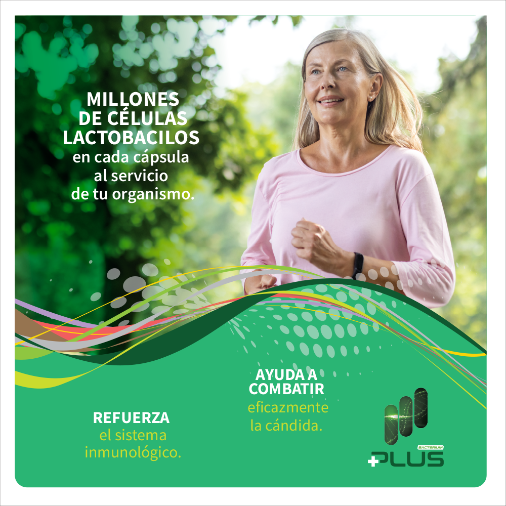 Bacterium Plus Complejo Natural Probiótico 60 Caps