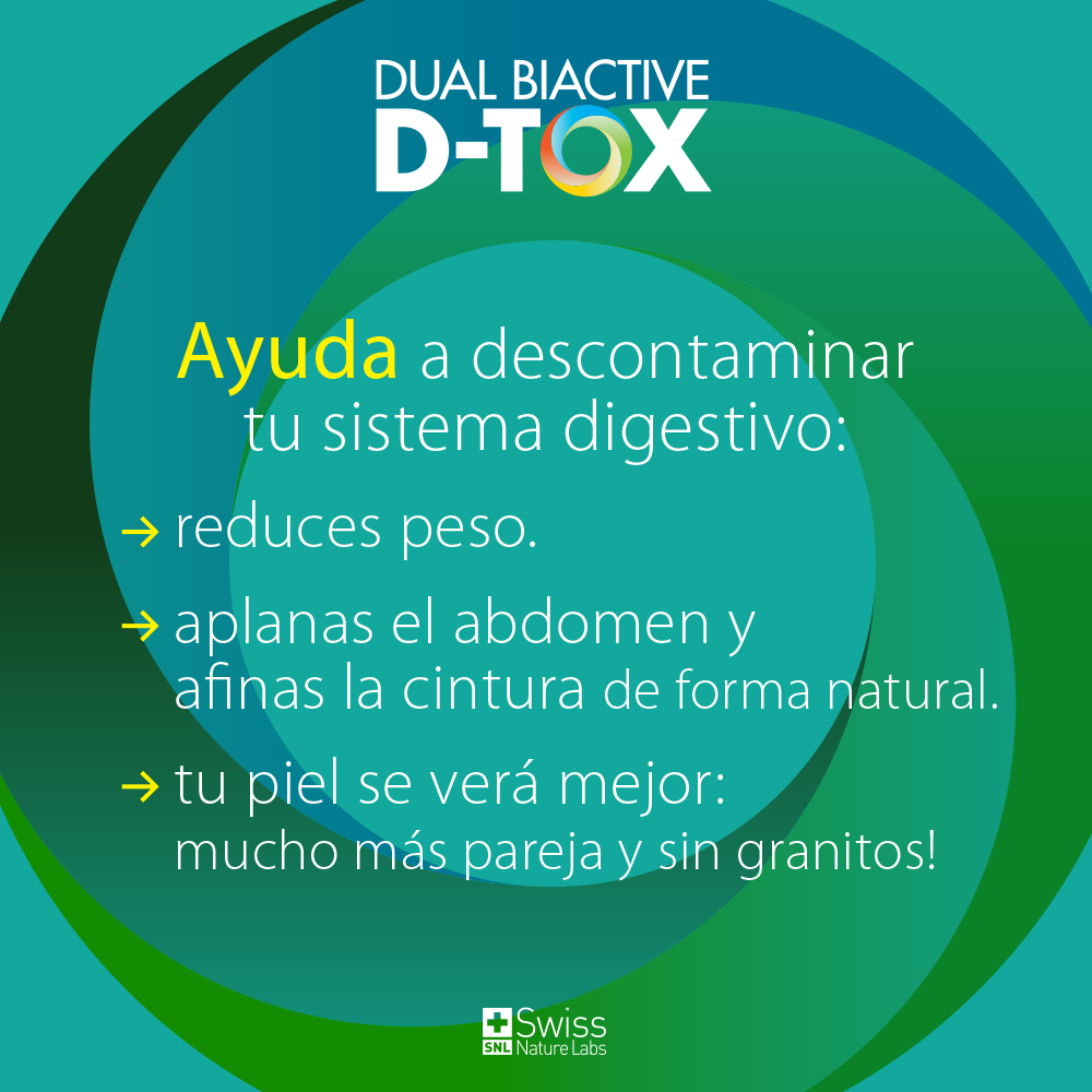 Dual Biactive D-tox Complejo Probiótico para 1 Mes