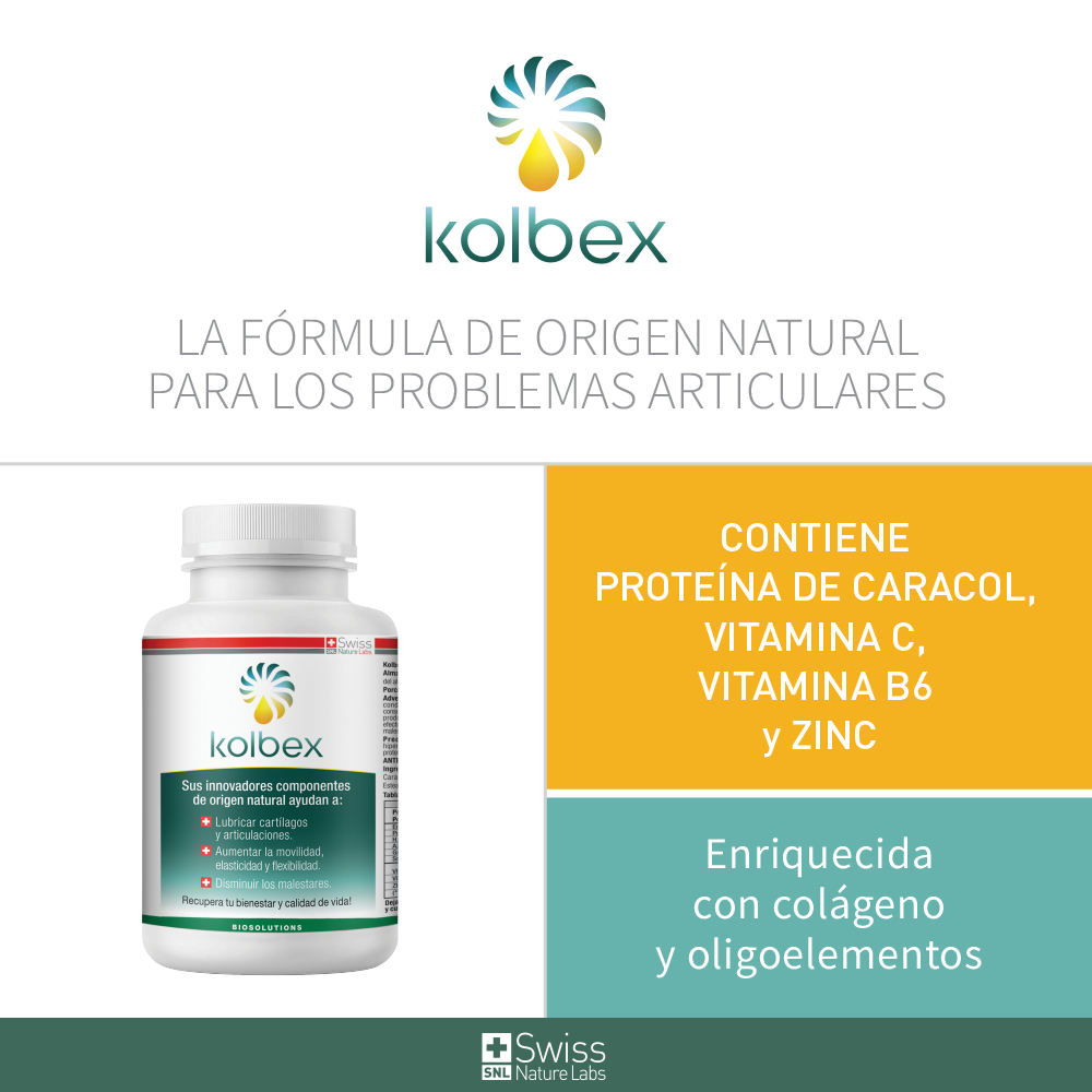 Kolbex Proteína de Caracol + Vitaminas 30 Caps