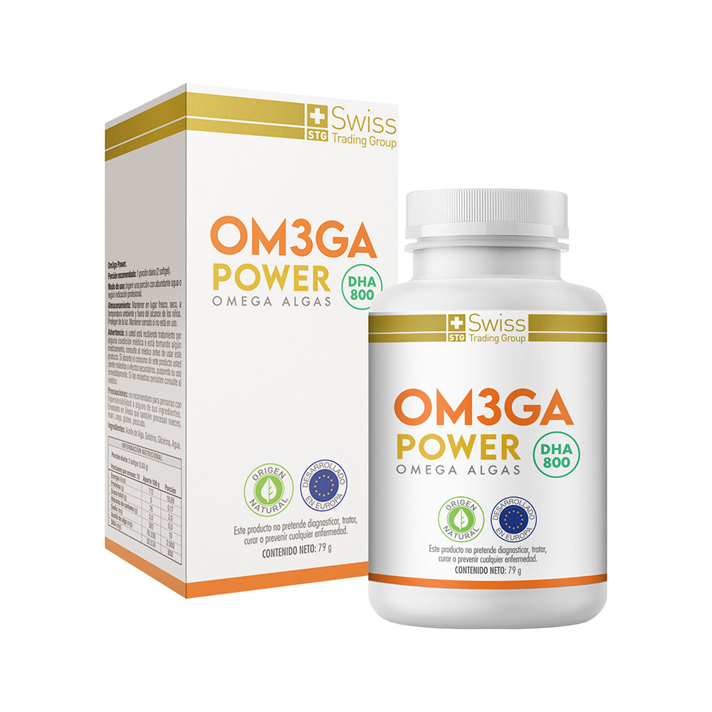 Omega Power 3 Con Máxima Concentración de DHA 1 Mes