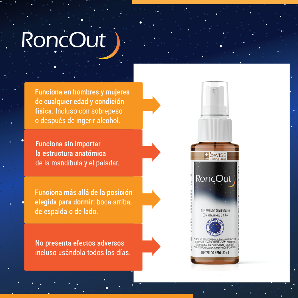 Roncout Suplemento Spray 30 ml 1 Und.