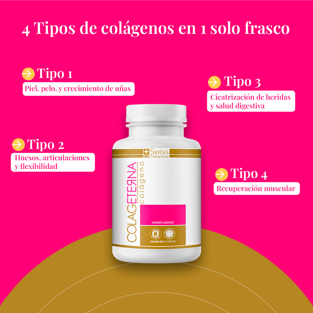 Colageterna Colágeno Hidrolizado 90 Caps