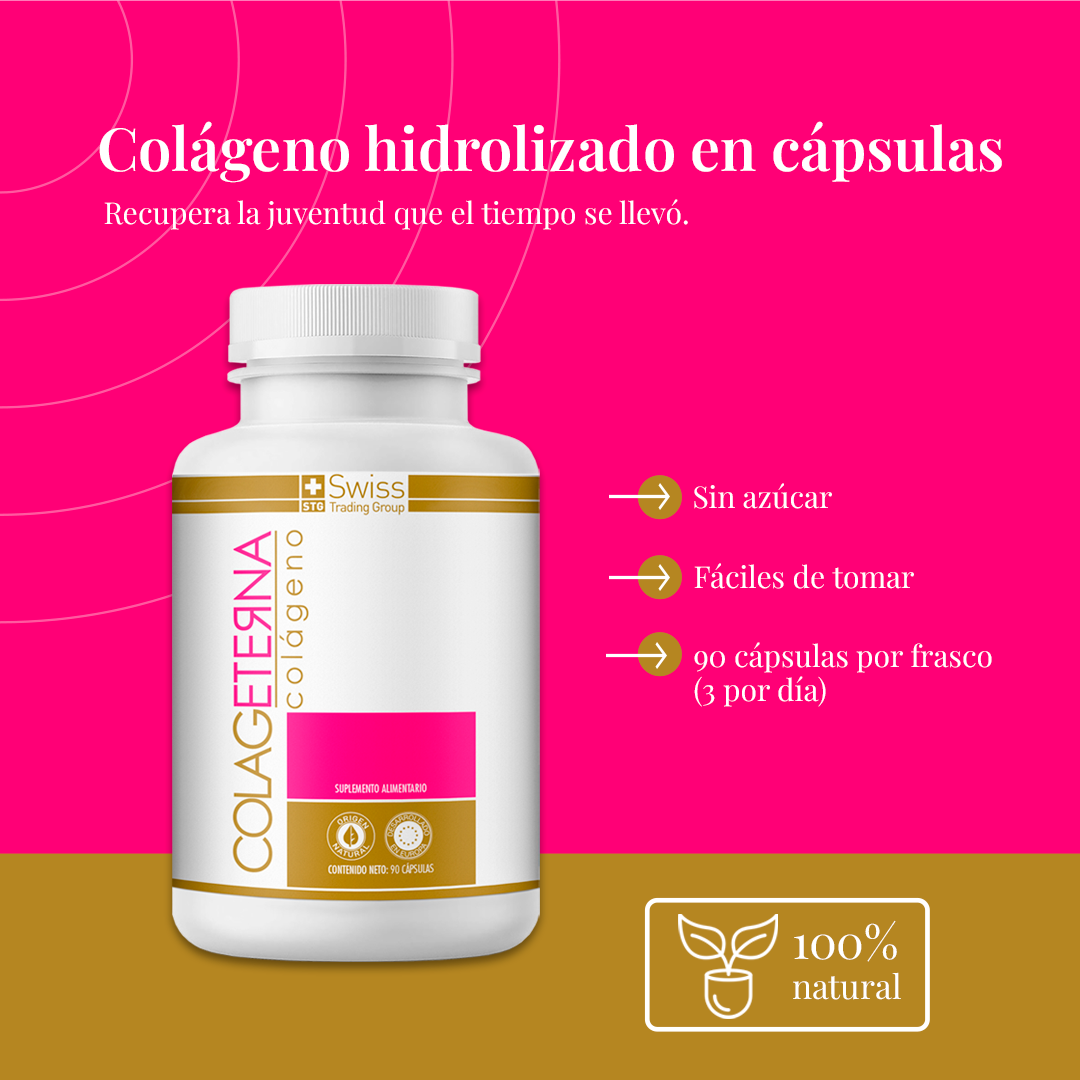 Colageterna Colágeno Hidrolizado 90 Caps