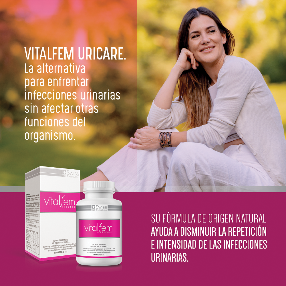 Vitalfem Uricare Salud Urinaria Femenina 30 Caps