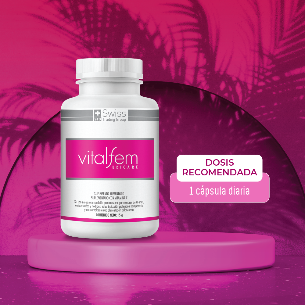 Vitalfem Uricare Salud Urinaria Femenina 30 Caps