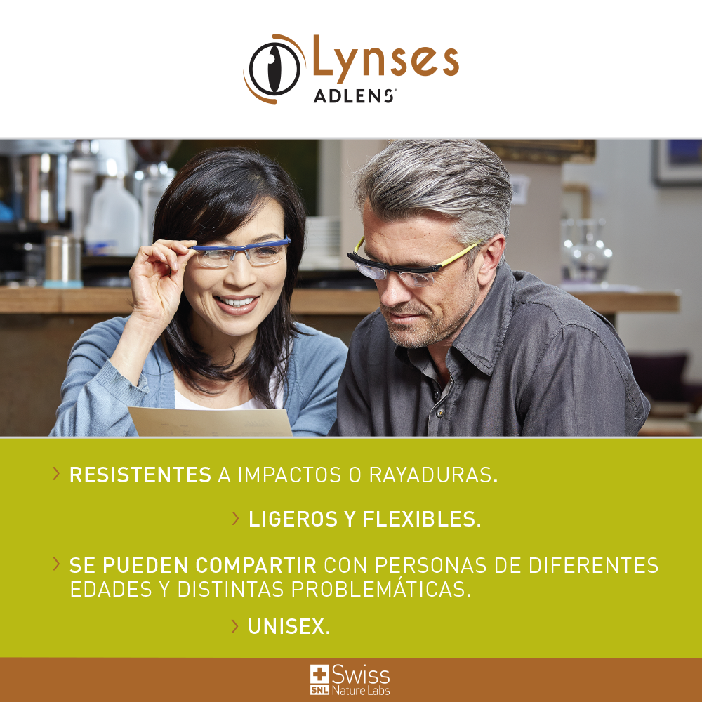 Lynses Adlens Lentes de Lectura Autograduables 1 Und.