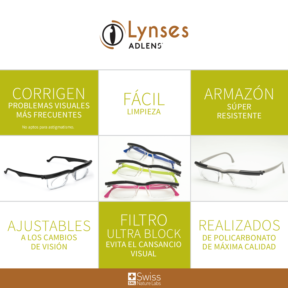 Lynses Adlens Lentes de Lectura Autograduables 1 Und.