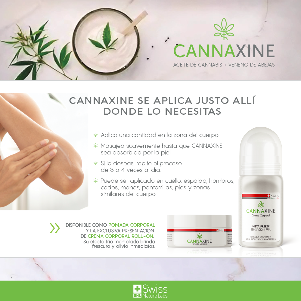 Cannaxine Pomada para Aliviar el Dolor 1 Und.
