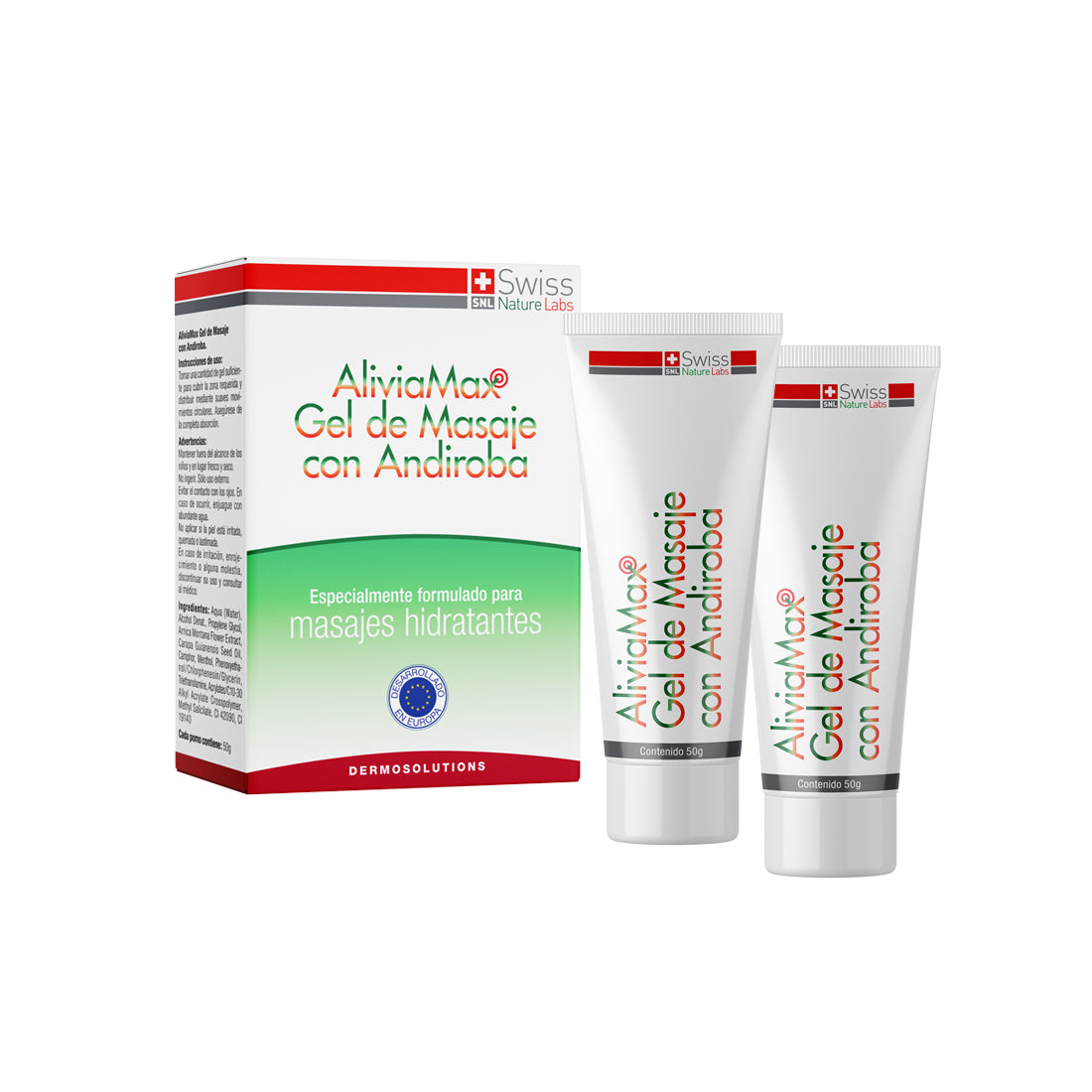 Aliviamax Gel de Masaje para Dolores para 1 Mes