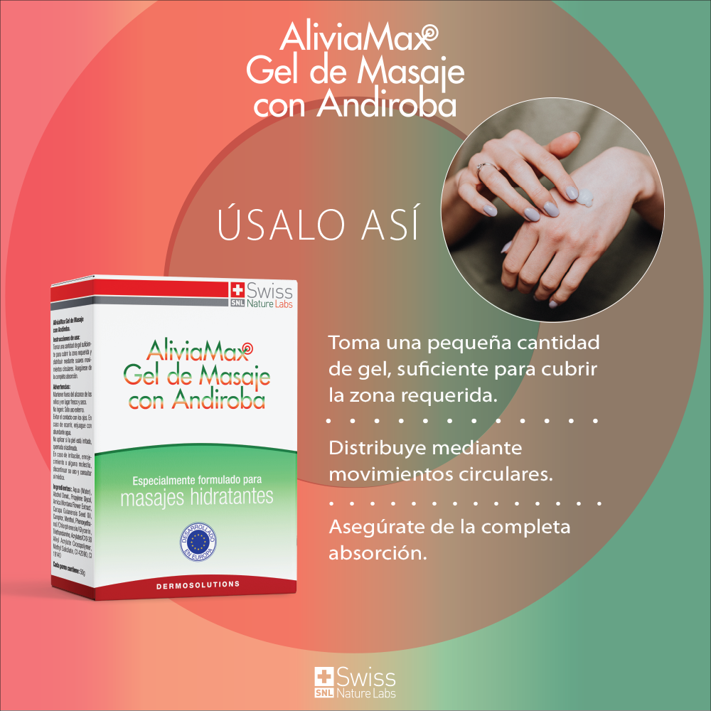 Aliviamax Gel de Masaje para Dolores para 1 Mes