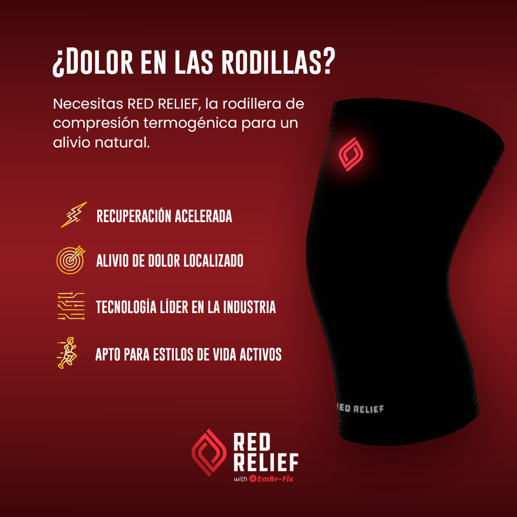 Red Relief Rodillera de Compresión Termogénica 1 Und.
