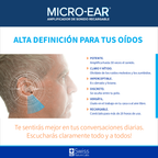 Micro-Ear Amplificador Auditivo Intensifica Sonidos 2 Und.