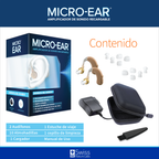 Micro-Ear Amplificador Auditivo Intensifica Sonidos 2 Und.