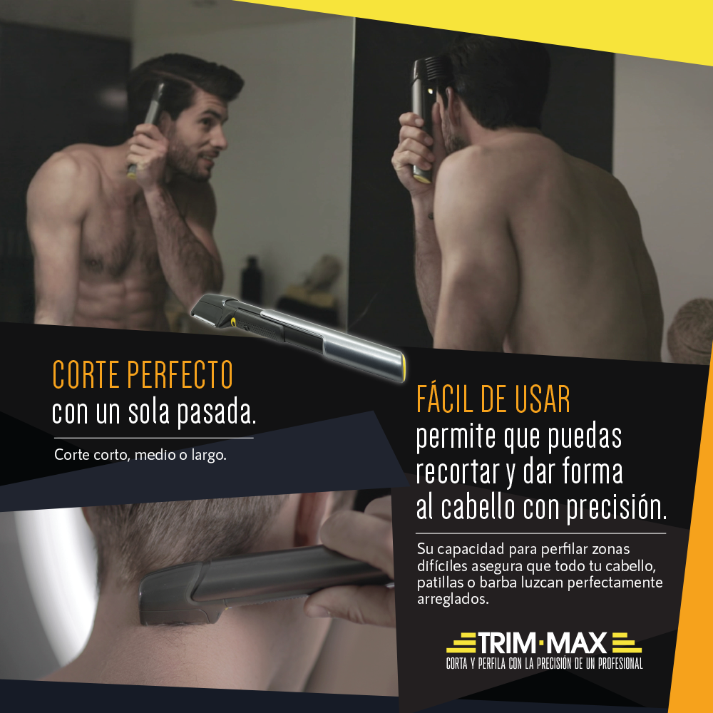 Trim-Max Recortadora Inalámbrica c/Mango Extensible