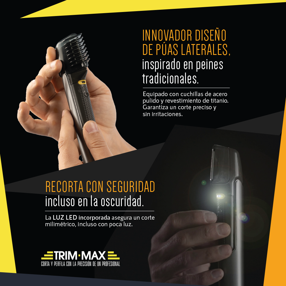 Trim-Max Recortadora Inalámbrica c/Mango Extensible