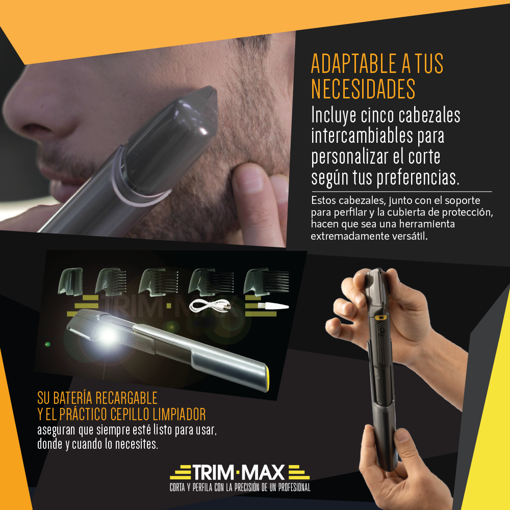 Trim-Max Recortadora Inalámbrica c/Mango Extensible