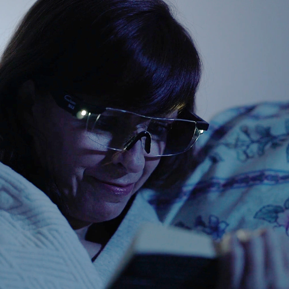 Power Zoom Max Gafas Aumento con luz LED