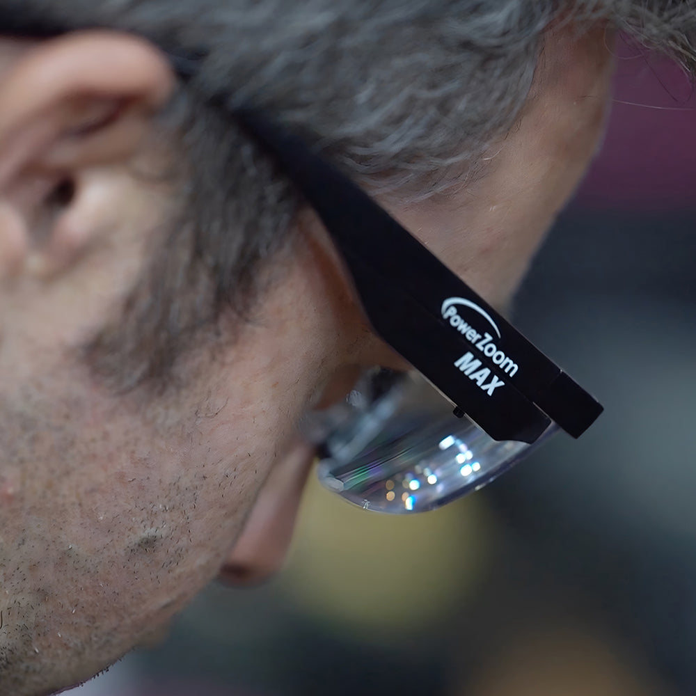 Power Zoom Max Gafas Aumento con luz LED