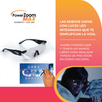 Power Zoom Max Gafas Aumento con luz LED