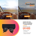 Power Zoom Max Gafas Aumento con luz LED