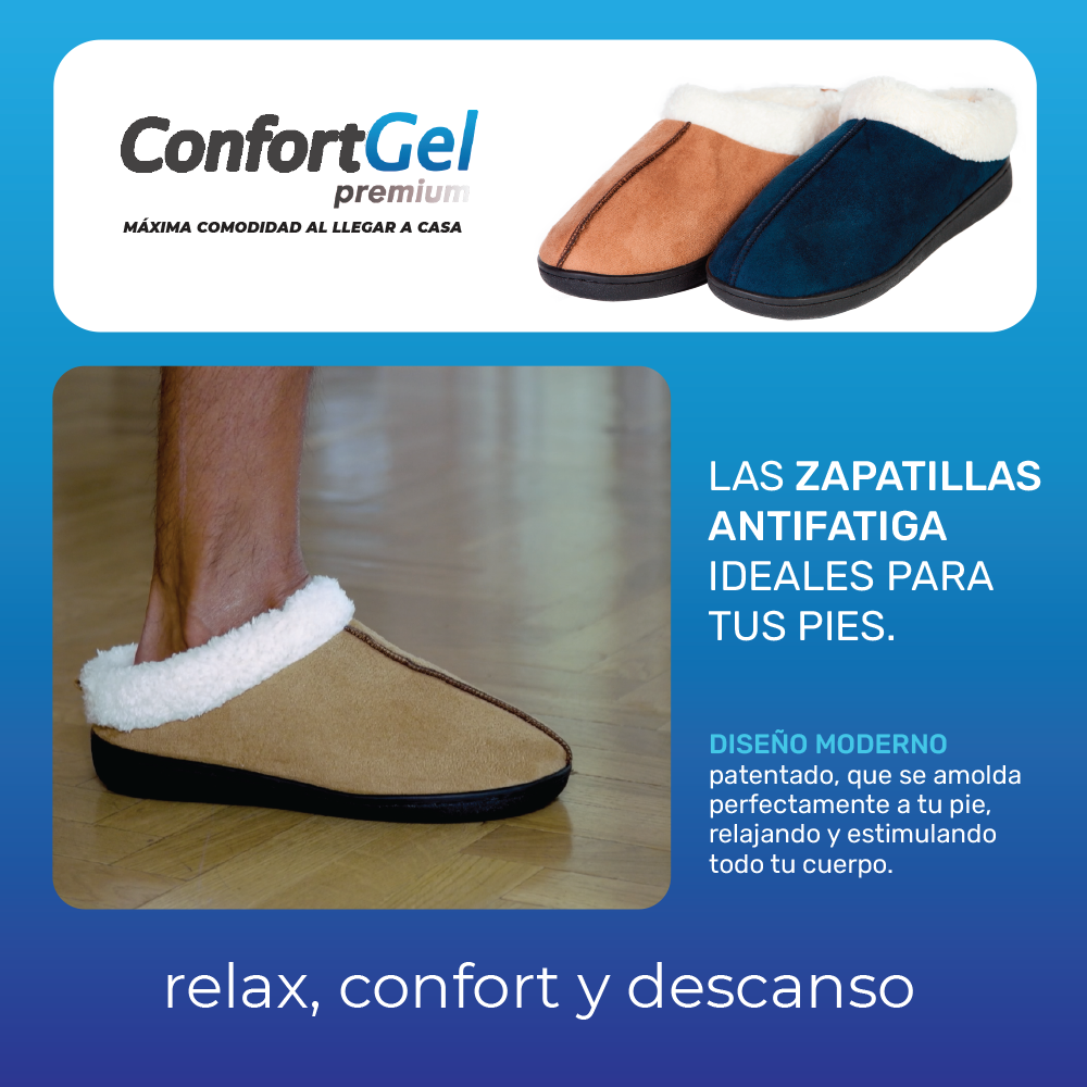 Confort Gel Premium Pantuflas Descanso