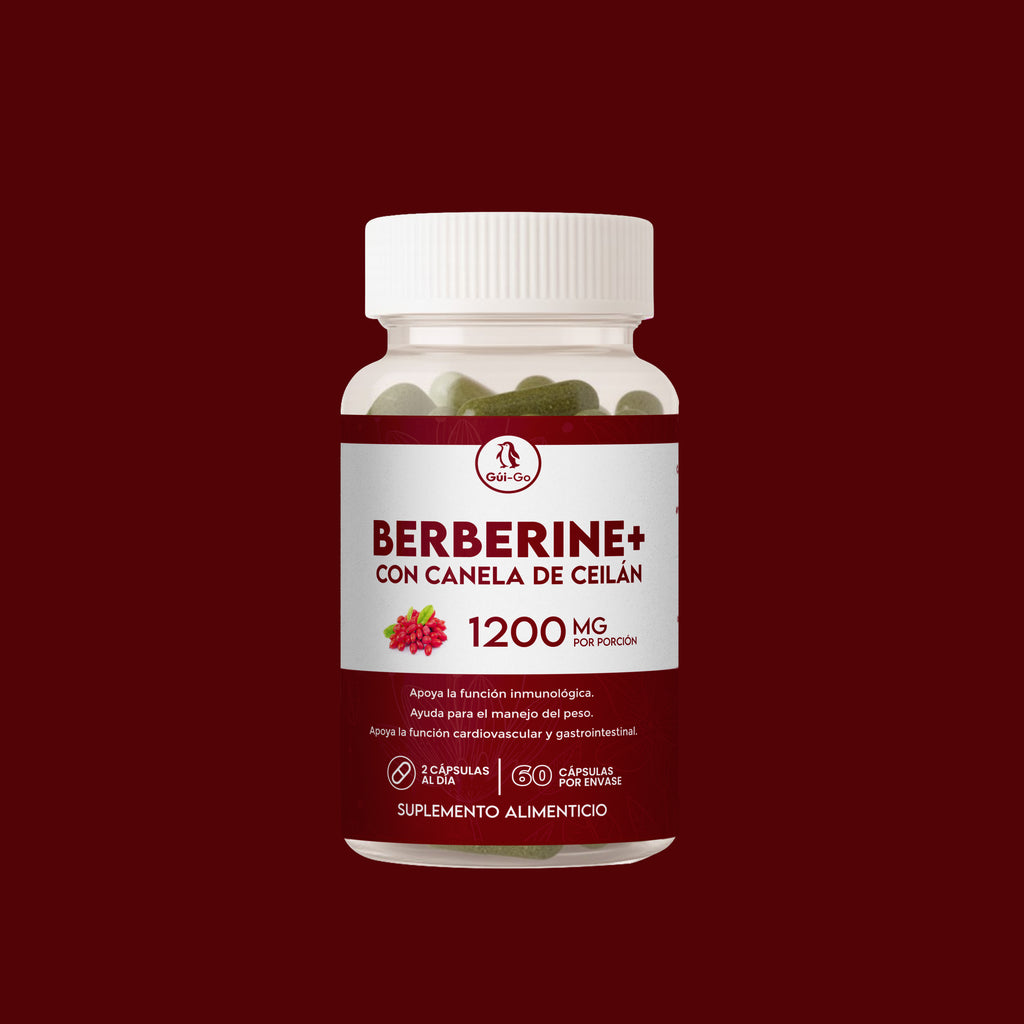 Berberina para Quemar Grasa y Controlar el Peso 1200mg
