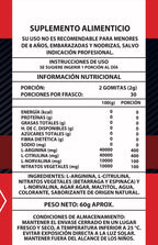 Óxido Nítrico Gomitas 1000mg