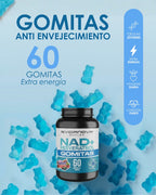 Nad + Resveratrol Gomitas Sabor Frutos Rojos 1000mg