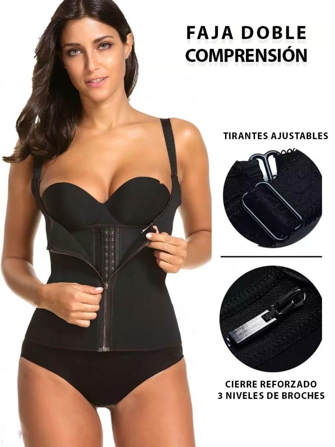 Faja con Broches y Cierre Doble Presion