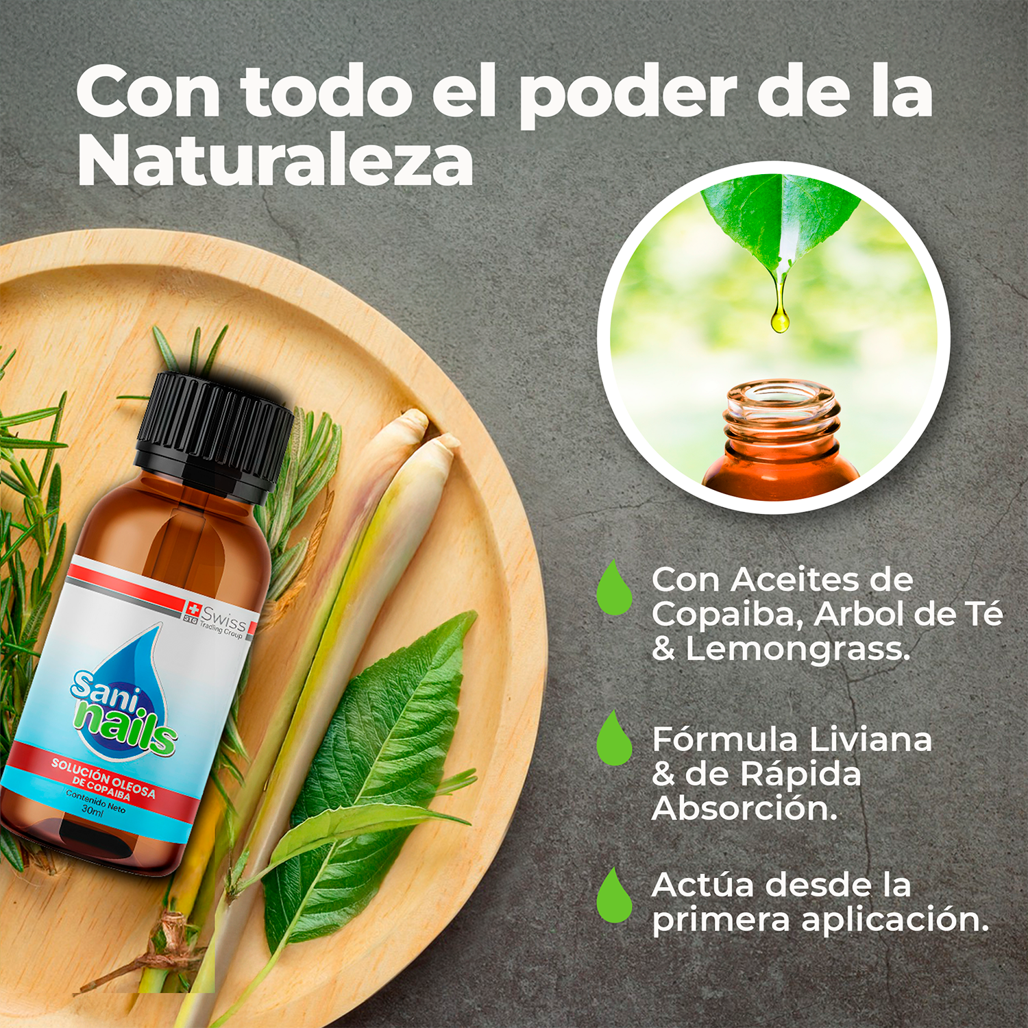 Sani Nails Ayuda a combatir los hongos de las uñas 30ml