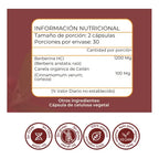 Berberina para Quemar Grasa y Controlar el Peso 1200mg