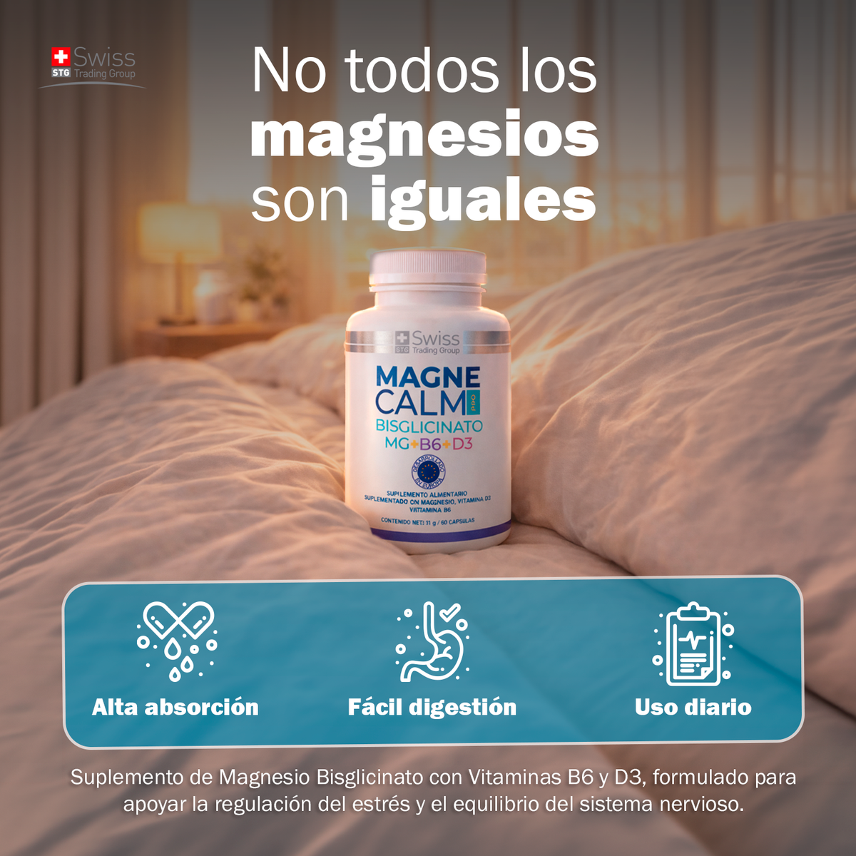 MagneCalm Pro Antiestrés Relajación 60 Caps