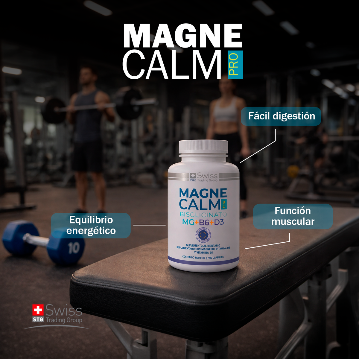 MagneCalm Pro Antiestrés Relajación 60 Caps