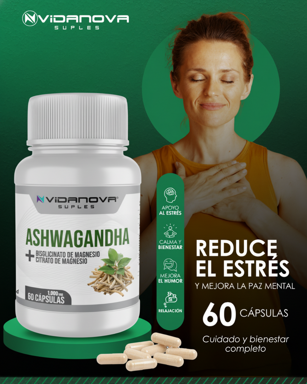 Pack NAD+Resveratrol y Ashwagandha