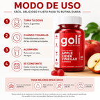 Gomitas Goli con Vinagre de Manzana 60 Caps