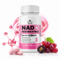 NAD + Resveratrol 1600 MG Antioxidante 60 Caps